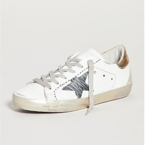 NEW Golden Goose Superstar Sneaker
White/Black/Gold/Ice Scribble Star sz 39